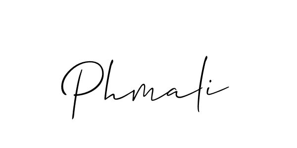 How to make Phmali name signature. Use Allison_Script style for creating short signs online. This is the latest handwritten sign. Phmali signature style 2 images and pictures png
