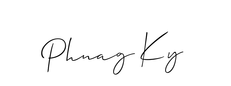Also You can easily find your signature by using the search form. We will create Phnag Ky name handwritten signature images for you free of cost using Allison_Script sign style. Phnag Ky signature style 2 images and pictures png