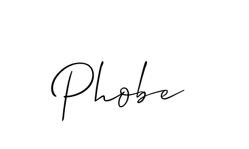 It looks lik you need a new signature style for name Phobe. Design unique handwritten (Allison_Script) signature with our free signature maker in just a few clicks. Phobe signature style 2 images and pictures png