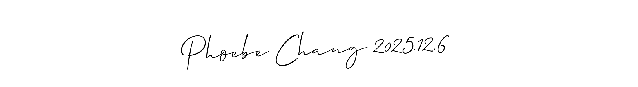 See photos of Phoebe Chang 2025.12.6 official signature by Spectra . Check more albums & portfolios. Read reviews & check more about Allison_Script font. Phoebe Chang 2025.12.6 signature style 2 images and pictures png