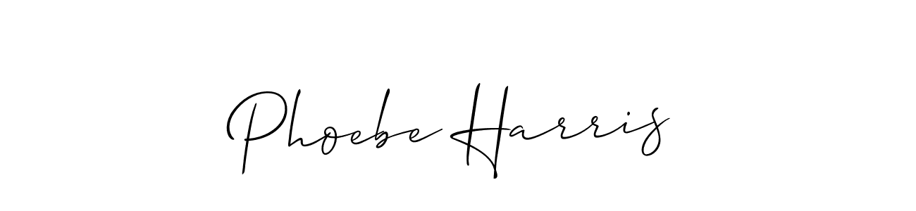 Best and Professional Signature Style for Phoebe Harris. Allison_Script Best Signature Style Collection. Phoebe Harris signature style 2 images and pictures png