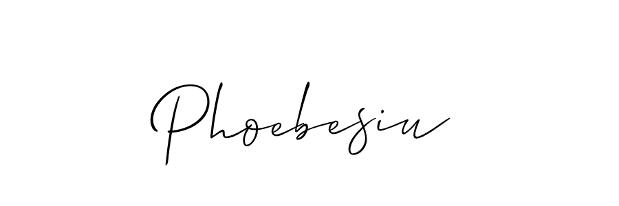 How to make Phoebesiu signature? Allison_Script is a professional autograph style. Create handwritten signature for Phoebesiu name. Phoebesiu signature style 2 images and pictures png