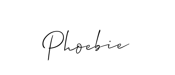 Phoebie stylish signature style. Best Handwritten Sign (Allison_Script) for my name. Handwritten Signature Collection Ideas for my name Phoebie. Phoebie signature style 2 images and pictures png