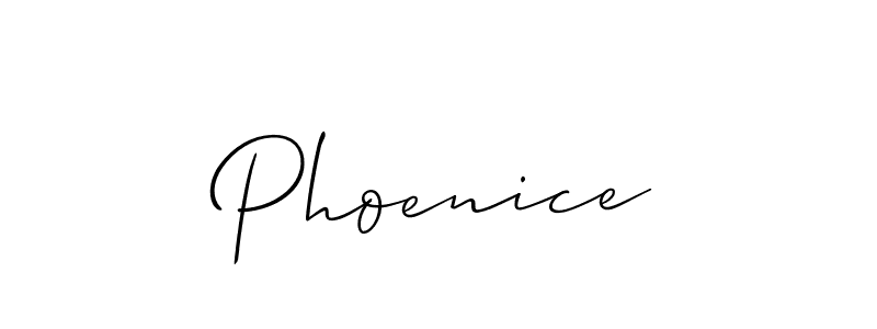 Also You can easily find your signature by using the search form. We will create Phoenice name handwritten signature images for you free of cost using Allison_Script sign style. Phoenice signature style 2 images and pictures png