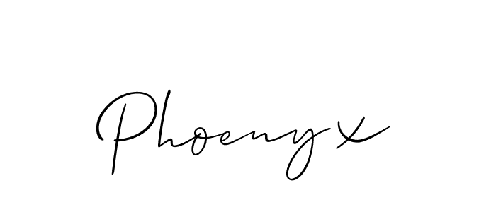 Make a beautiful signature design for name Phoenyx. Use this online signature maker to create a handwritten signature for free. Phoenyx signature style 2 images and pictures png