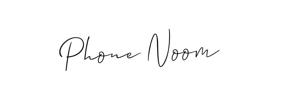 Also You can easily find your signature by using the search form. We will create Phone Noom name handwritten signature images for you free of cost using Allison_Script sign style. Phone Noom signature style 2 images and pictures png