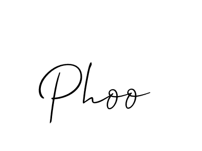 How to make Phoo name signature. Use Allison_Script style for creating short signs online. This is the latest handwritten sign. Phoo signature style 2 images and pictures png