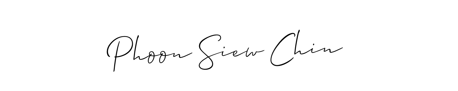 Once you've used our free online signature maker to create your best signature Allison_Script style, it's time to enjoy all of the benefits that Phoon Siew Chin name signing documents. Phoon Siew Chin signature style 2 images and pictures png