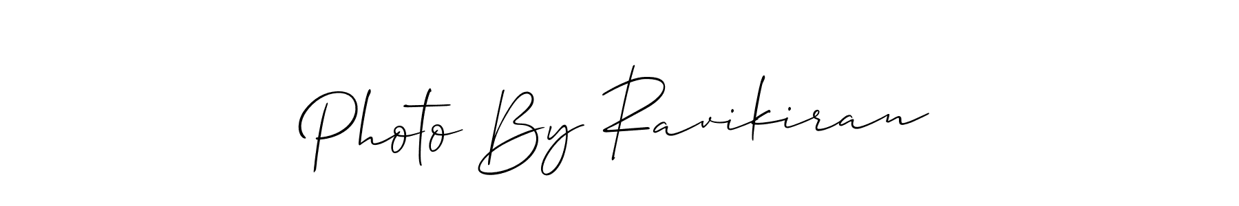 Also we have Photo By Ravikiran name is the best signature style. Create professional handwritten signature collection using Allison_Script autograph style. Photo By Ravikiran signature style 2 images and pictures png