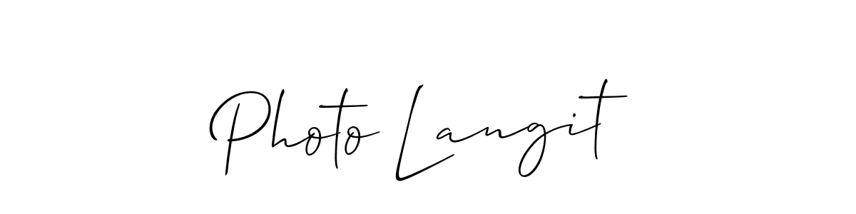 Make a beautiful signature design for name Photo Langit. Use this online signature maker to create a handwritten signature for free. Photo Langit signature style 2 images and pictures png