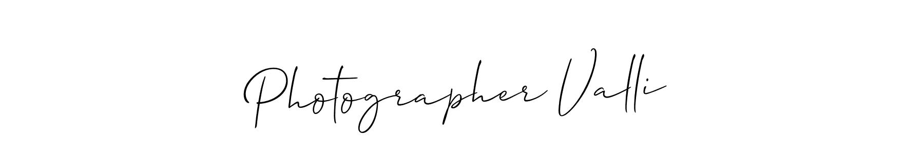 How to Draw Photographer Valli signature style? Allison_Script is a latest design signature styles for name Photographer Valli. Photographer Valli signature style 2 images and pictures png