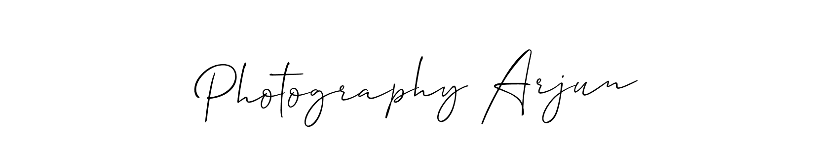How to Draw Photography Arjun signature style? Allison_Script is a latest design signature styles for name Photography Arjun. Photography Arjun signature style 2 images and pictures png