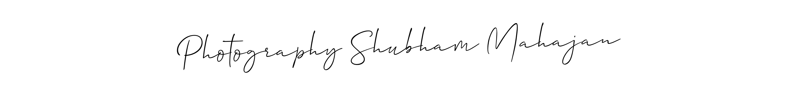 if you are searching for the best signature style for your name Photography Shubham Mahajan. so please give up your signature search. here we have designed multiple signature styles  using Allison_Script. Photography Shubham Mahajan signature style 2 images and pictures png