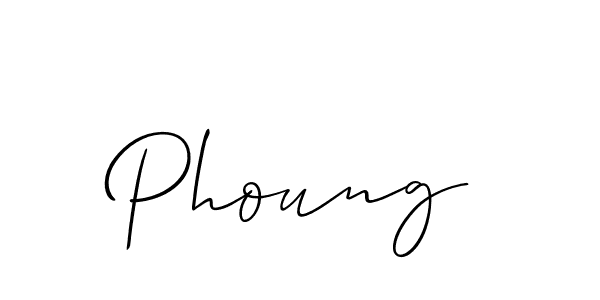 Also we have Phoung name is the best signature style. Create professional handwritten signature collection using Allison_Script autograph style. Phoung signature style 2 images and pictures png