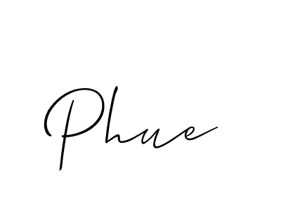 Phue stylish signature style. Best Handwritten Sign (Allison_Script) for my name. Handwritten Signature Collection Ideas for my name Phue. Phue signature style 2 images and pictures png