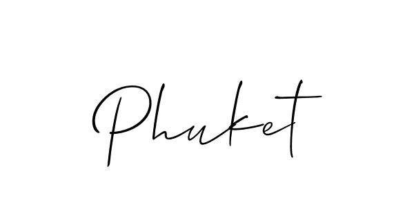 if you are searching for the best signature style for your name Phuket. so please give up your signature search. here we have designed multiple signature styles  using Allison_Script. Phuket signature style 2 images and pictures png