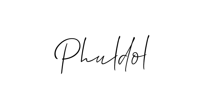 if you are searching for the best signature style for your name Phuldol. so please give up your signature search. here we have designed multiple signature styles  using Allison_Script. Phuldol signature style 2 images and pictures png