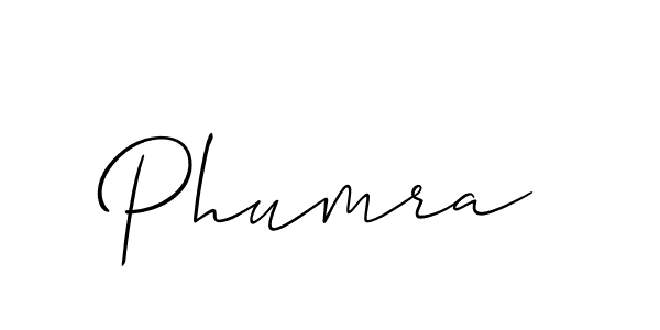 Phumra stylish signature style. Best Handwritten Sign (Allison_Script) for my name. Handwritten Signature Collection Ideas for my name Phumra. Phumra signature style 2 images and pictures png