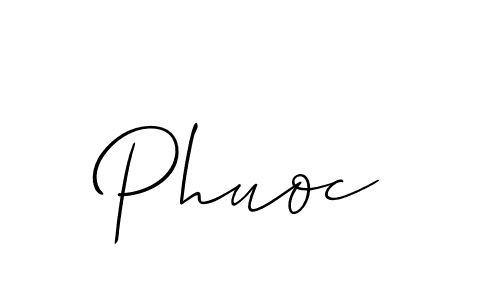 Make a beautiful signature design for name Phuoc. Use this online signature maker to create a handwritten signature for free. Phuoc signature style 2 images and pictures png