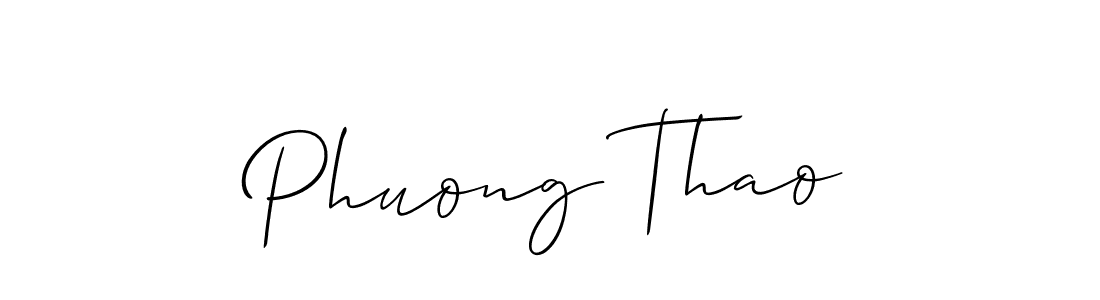 This is the best signature style for the Phuong Thao name. Also you like these signature font (Allison_Script). Mix name signature. Phuong Thao signature style 2 images and pictures png