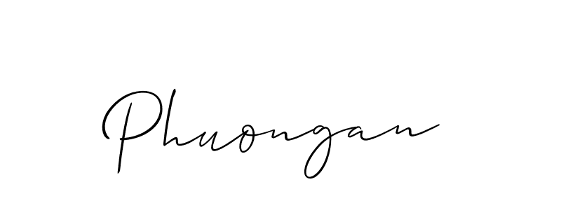 It looks lik you need a new signature style for name Phuongan. Design unique handwritten (Allison_Script) signature with our free signature maker in just a few clicks. Phuongan signature style 2 images and pictures png