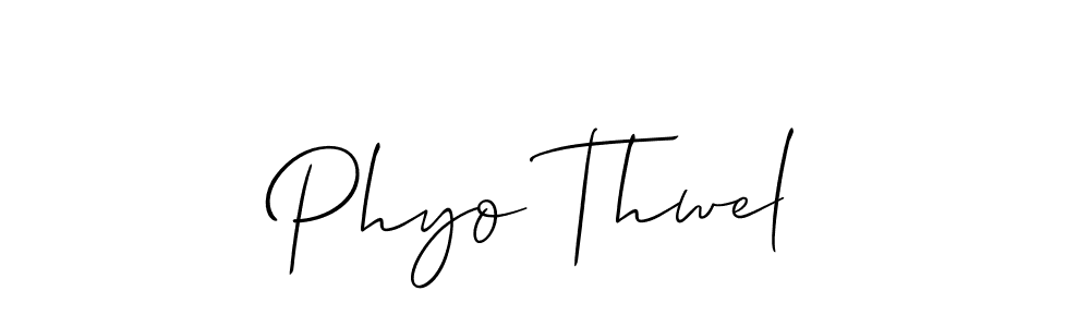 Make a beautiful signature design for name Phyo Thwel. Use this online signature maker to create a handwritten signature for free. Phyo Thwel signature style 2 images and pictures png