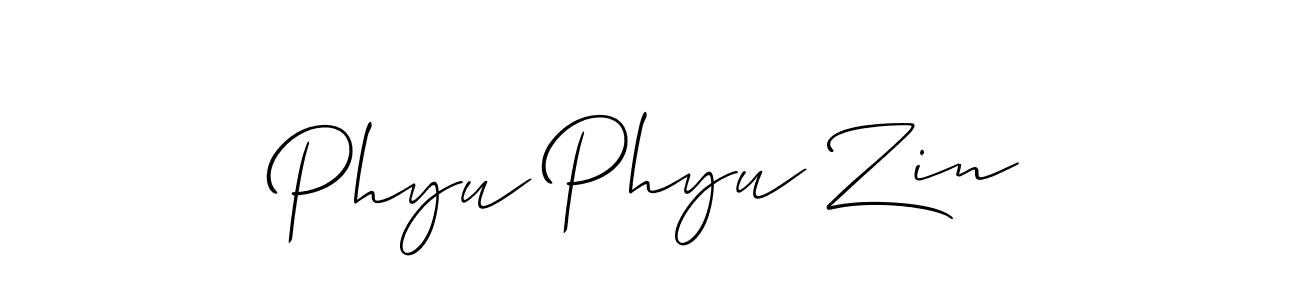 Once you've used our free online signature maker to create your best signature Allison_Script style, it's time to enjoy all of the benefits that Phyu Phyu Zin name signing documents. Phyu Phyu Zin signature style 2 images and pictures png