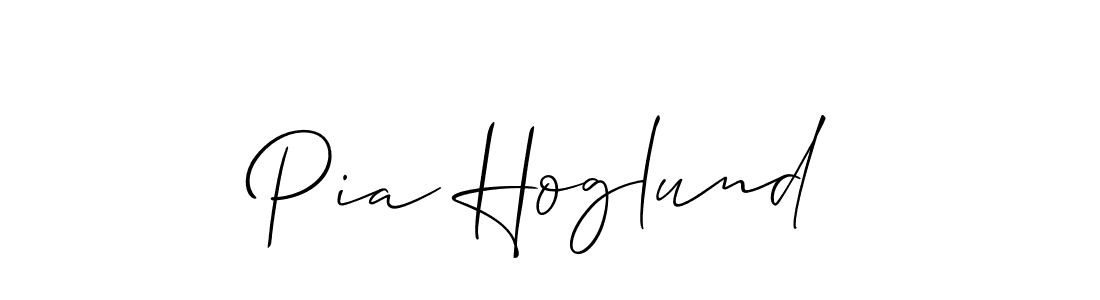 Allison_Script is a professional signature style that is perfect for those who want to add a touch of class to their signature. It is also a great choice for those who want to make their signature more unique. Get Pia Hoglund name to fancy signature for free. Pia Hoglund signature style 2 images and pictures png