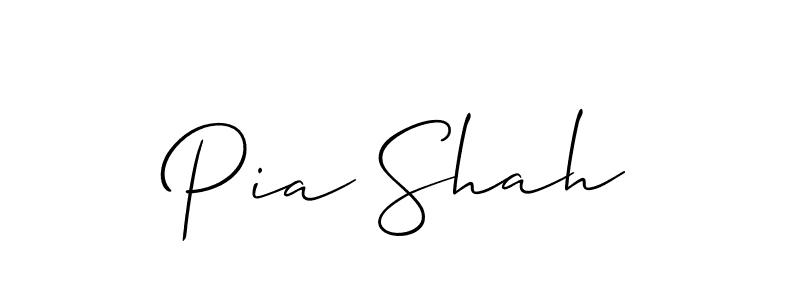 Make a short Pia Shah signature style. Manage your documents anywhere anytime using Allison_Script. Create and add eSignatures, submit forms, share and send files easily. Pia Shah signature style 2 images and pictures png