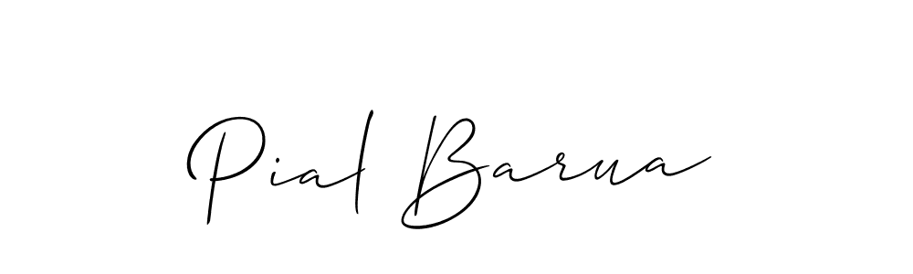 How to Draw Pial Barua signature style? Allison_Script is a latest design signature styles for name Pial Barua. Pial Barua signature style 2 images and pictures png