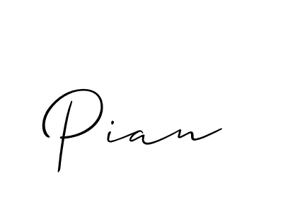 Once you've used our free online signature maker to create your best signature Allison_Script style, it's time to enjoy all of the benefits that Pian name signing documents. Pian signature style 2 images and pictures png