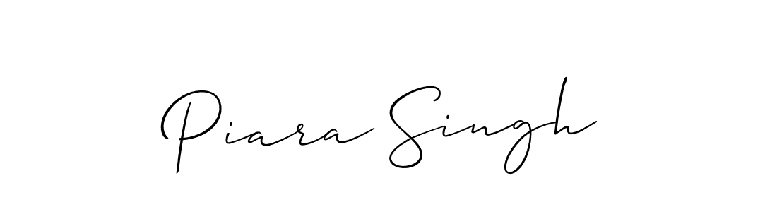 How to Draw Piara Singh signature style? Allison_Script is a latest design signature styles for name Piara Singh. Piara Singh signature style 2 images and pictures png