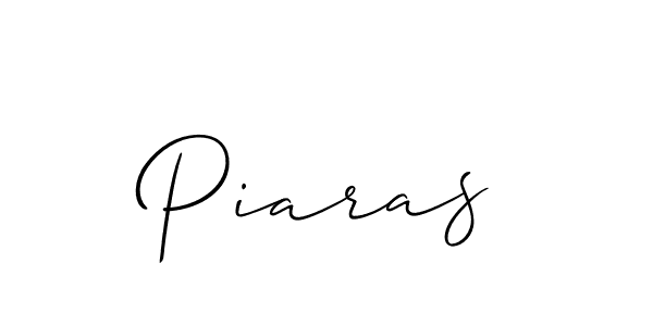 Make a beautiful signature design for name Piaras. Use this online signature maker to create a handwritten signature for free. Piaras signature style 2 images and pictures png