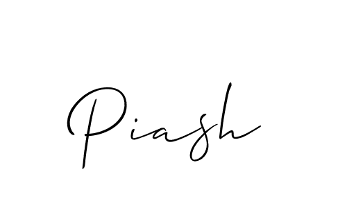 You should practise on your own different ways (Allison_Script) to write your name (Piash) in signature. don't let someone else do it for you. Piash signature style 2 images and pictures png