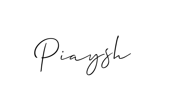 Make a beautiful signature design for name Piaysh. Use this online signature maker to create a handwritten signature for free. Piaysh signature style 2 images and pictures png