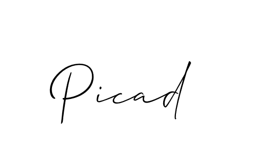 Make a short Picad signature style. Manage your documents anywhere anytime using Allison_Script. Create and add eSignatures, submit forms, share and send files easily. Picad signature style 2 images and pictures png