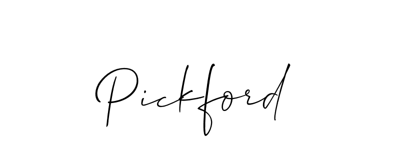 Best and Professional Signature Style for Pickford. Allison_Script Best Signature Style Collection. Pickford signature style 2 images and pictures png