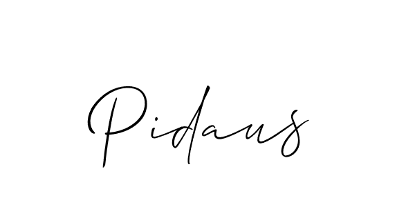 Best and Professional Signature Style for Pidaus. Allison_Script Best Signature Style Collection. Pidaus signature style 2 images and pictures png