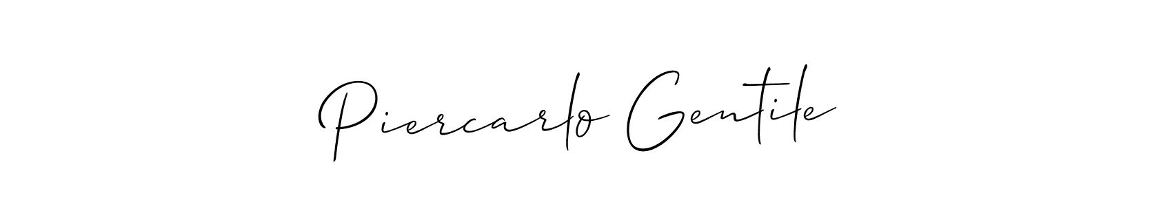 Create a beautiful signature design for name Piercarlo Gentile. With this signature (Allison_Script) fonts, you can make a handwritten signature for free. Piercarlo Gentile signature style 2 images and pictures png