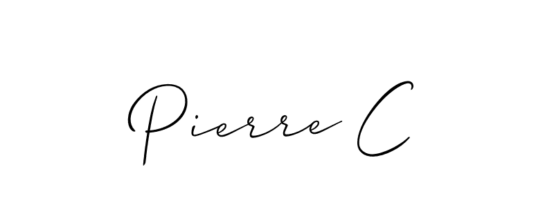 Make a short Pierre C signature style. Manage your documents anywhere anytime using Allison_Script. Create and add eSignatures, submit forms, share and send files easily. Pierre C signature style 2 images and pictures png
