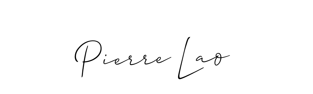 if you are searching for the best signature style for your name Pierre Lao. so please give up your signature search. here we have designed multiple signature styles  using Allison_Script. Pierre Lao signature style 2 images and pictures png