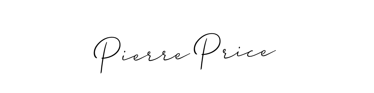 Also we have Pierre Price name is the best signature style. Create professional handwritten signature collection using Allison_Script autograph style. Pierre Price signature style 2 images and pictures png