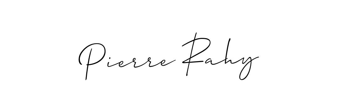 Similarly Allison_Script is the best handwritten signature design. Signature creator online .You can use it as an online autograph creator for name Pierre Rahy. Pierre Rahy signature style 2 images and pictures png