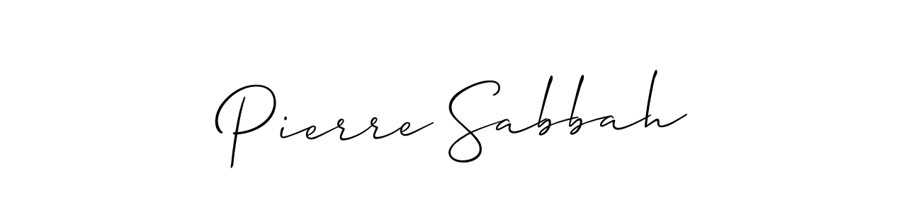 How to Draw Pierre Sabbah signature style? Allison_Script is a latest design signature styles for name Pierre Sabbah. Pierre Sabbah signature style 2 images and pictures png