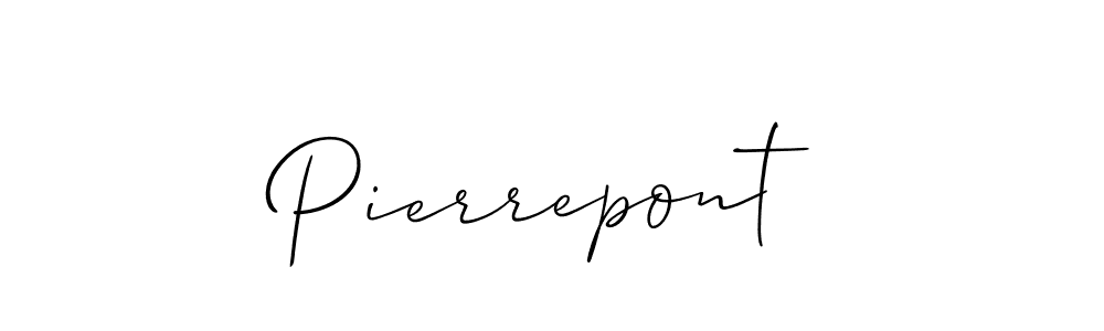 Make a beautiful signature design for name Pierrepont. Use this online signature maker to create a handwritten signature for free. Pierrepont signature style 2 images and pictures png