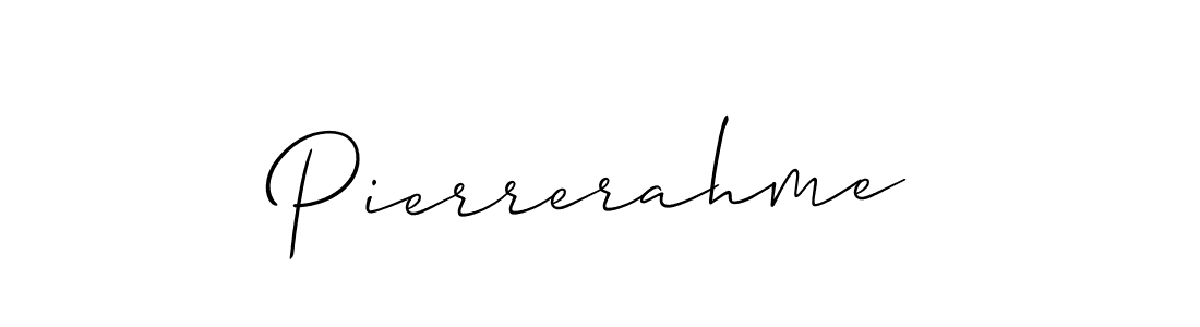 You should practise on your own different ways (Allison_Script) to write your name (Pierrerahme) in signature. don't let someone else do it for you. Pierrerahme signature style 2 images and pictures png