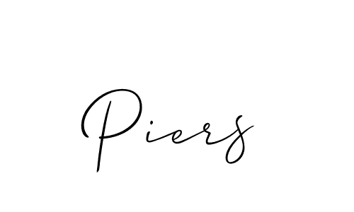 if you are searching for the best signature style for your name Piers. so please give up your signature search. here we have designed multiple signature styles  using Allison_Script. Piers signature style 2 images and pictures png