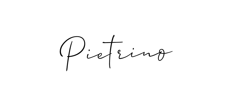 Best and Professional Signature Style for Pietrino. Allison_Script Best Signature Style Collection. Pietrino signature style 2 images and pictures png