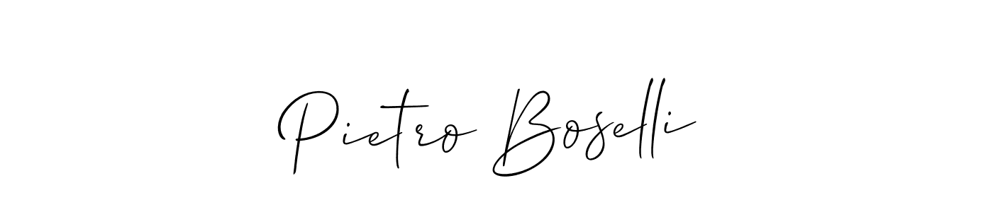 Make a beautiful signature design for name Pietro Boselli. Use this online signature maker to create a handwritten signature for free. Pietro Boselli signature style 2 images and pictures png