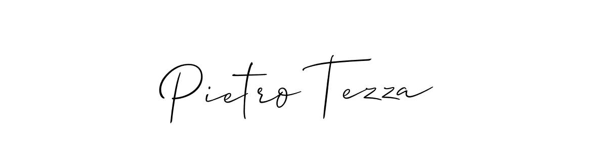 Similarly Allison_Script is the best handwritten signature design. Signature creator online .You can use it as an online autograph creator for name Pietro Tezza. Pietro Tezza signature style 2 images and pictures png